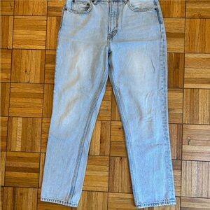 reformation straight jeans